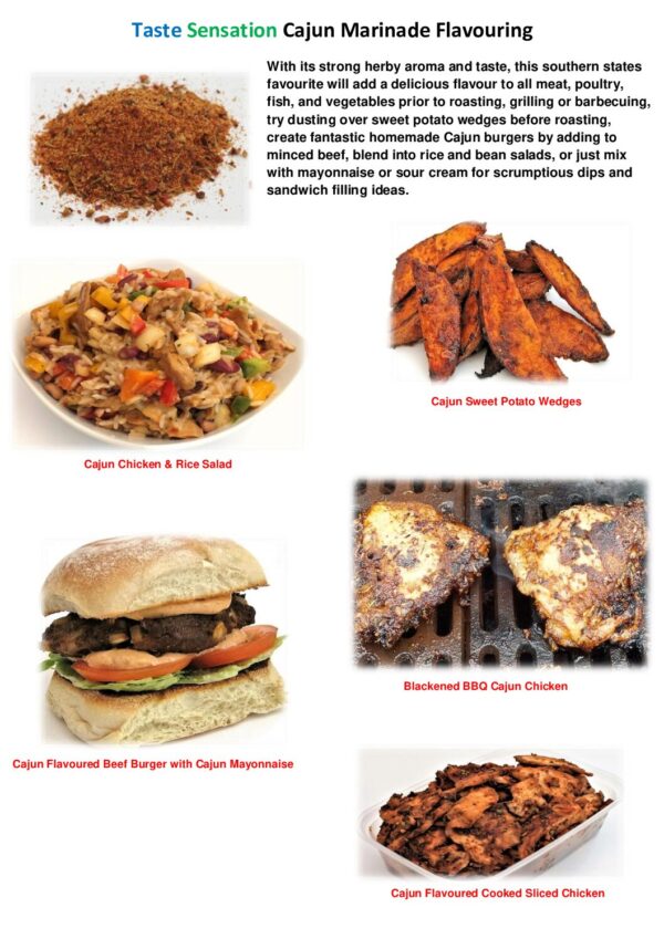 Cajun Marinade Flavouring - Image 12
